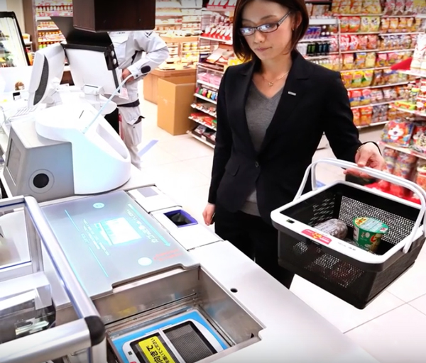 A japán bevásárlás okos, gyors és gyönyörű
